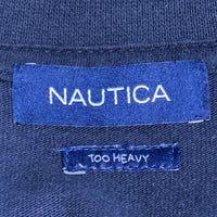 NAUTICA ノーティカ アーチロゴ ショートスリーブ Tシャツ ネイビー ヘビーオンス 212-1276 Size XXL 福生店