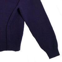 WACKO MARIA ワコマリア V NECK SWEATER Vネックセーター ウールニット パープル 25FW-WMK-KN09 Size L 福生店