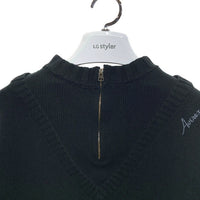 AVIREX ボトルネックスリーブ刺繍トップス ブラック SizeF 瑞穂店