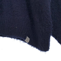 EVISEN SKATEBOARDS エビセンスケートボード ZEN AKU MOHAIR CREW KNIT 善悪 モヘアクルーネックニットセーター ネイビー 23FW-KN01 Size XL 福生店