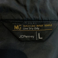 JCPenney ジェイシーペニー 70's ウールシャツ ブルー SizeL 瑞穂店