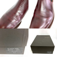 WHEEL ROBE ウィールローブ 15074 ELASTIC SIDE BOOTS ホーウィン クロムエクセル サイドゴア ブーツ バーガンディ size8D 瑞穂店