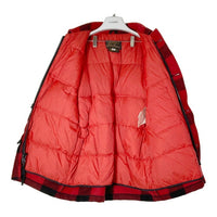 EDDIE BAUER エディバウアー 黒タグ マッキーノクルーザー ジャケット バッファローチェック レッド sizeS ※内タグの切れ 瑞穂店