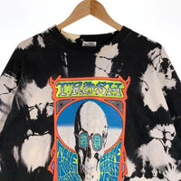 80-90's JIMMY'Z ジミーズ タイダイ TRASH スカルプリント Tシャツ ブラック ホワイト USA製 Size L/XL 福生店