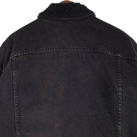 90`s Levi`s リーバイス ブラックデニムボアジャケット トラッカー 70629 4159 USA製 Size L 福生店