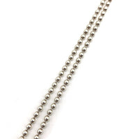 シルバー925 ボールチェーンネックレス Size 50cm 福生店