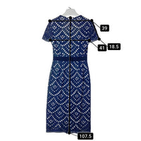 MANTU マントゥ 半袖ワンピース イタリア製 ブルー size40 瑞穂店