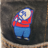 POLAR SKATE CO. ポーラースケート BIG BOY ビッグボーイ デニムハーフパンツ ブラック sizeM 瑞穂店