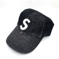 SUPREME シュプリーム 25SS Cordura Denim S Cap 6-Panel コーデュラデニム Sロゴ 6パネルキャップ ブラック 福生店