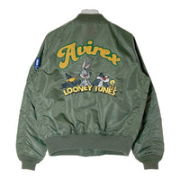 AVIREX アヴィレックス 783-3152612 LOONEY TUNES ジャケット カーキ sizeS 瑞穂店