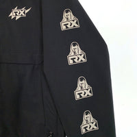 HYSTERIC GLAMOUR ヒステリックグラマー 17AW RX ナイロン アノラック プルオーバージャケット ブラック プリント 02173AB10 Size L 福生店