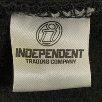 QUARTER SNACKS クウォータースナックス バックプリント プルオーバースウェットパーカー ブラック Size XL 福生店