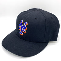 90's New Era ニューエラ 59FIFTY MLB ニューヨーク・メッツ ウールベースボールキャップ ブラック USA製 Size 7 1/8 (56.8cm) 福生店
