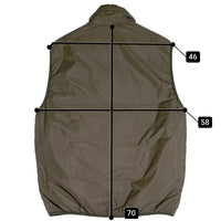 Waiper.Inc ワイパーインク LIGHT PUFF PRIMALOFT ライトパフ プリマロフト 中綿ベスト グリーン WP1080 Size S 福生店