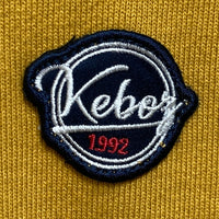 KEBOZ ケボズ ワンポイント刺繍 スウェットトレーナー イエロー sizeL 瑞穂店