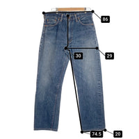 90's LEVI'S リーバイス 551ZXX デニムパンツ ジーンズ インディゴ 555 復刻 98年米国製 Size 34×36 福生店