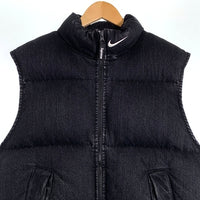 SUPREME シュプリーム NIKE ナイキ 24SS Denim Puffer Vest デニム パファー ベスト ブラック Size S 福生店