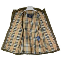 Burberrys バーバリーズ イングランド製 裏地ノバチェック 中綿ジャケット カーキ size- 瑞穂店