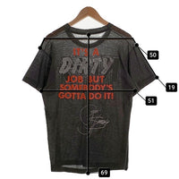 80's KISS キッス IT'S A DIRTY JOB プリントTシャツ ブラック 1987コピーライト Size L-XL 相当 福生店