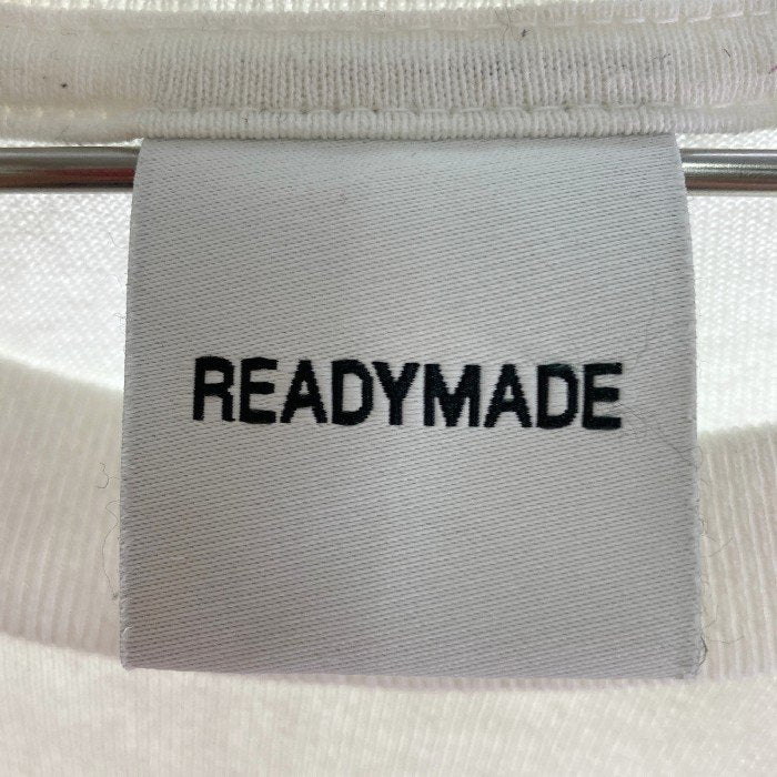 READYMADE レディメイド 23SS RE-CO-WH-00-00-244 スマイル刺繍Tシャツ ...