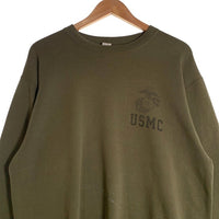 DSCP M.J.Soffe USMC トレーニング クルーネック スウェット オリーブ Size M 福生店