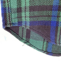 FIVE BROTHER ファイブブラザー チェック フランネルシャツ グリーン ネイビー Size M 福生店