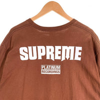 SUPREME シュプリーム 22SS Still Talking Tee スティルトーキング プリントTシャツ ブラウン Size XL 福生店