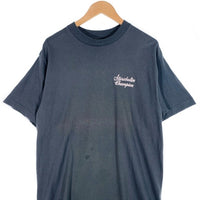 90's STUSSY ステューシー Studebaker Champion スチュードベッカー プリントTシャツ モスグリーン USA製 Size L 福生店