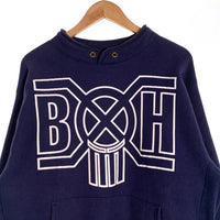 90's BOUNTY HUNTER バウンティー ハンター CAMBER キャンバー MOCK NECK SWEAT モックネック スウェット ネイビー Size L 福生店