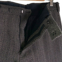 PRADA プラダ ヘリンボーン ウール スラックス グレー 厚手 Size 46 福生店