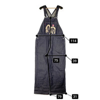 EVISU エヴィス デニム ダブルニーオーバーオール 大黒 ペンキ インディゴ Size 42 福生店
