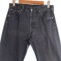 90's Levi's リーバイス 501 ボタン裏553 デニムパンツ ブラック 501-0660 USA製 Size W33 L34 福生店