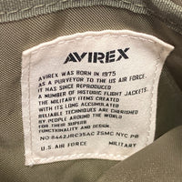 AVIREX アヴィレックス ミニヘルメットバッグ カーキ size-※タバコ臭あり 瑞穂店