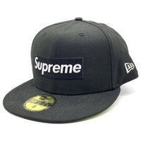 SUPREME シュプリーム 21AW No Comp Box Logo New Era ノーコンプ ボックスロゴ ニューエラ ベースボールキャップ 59FIFTY ブラック Size 8 (63.5cm) 福生店