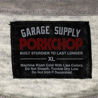 PORKCHOP ポークチョップ MULTI LOGOS TEE マルチロゴ プリントTシャツ グレー Size XL 福生店