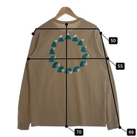 Patagonia パタゴニア M's L/S Chasing Peaks Responsibili-Tee 長袖 Tシャツ ロンT ベージュ Size L 福生店