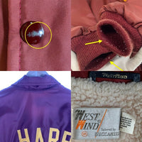 WEST WIND ウエストウィンド SAG HARBOR FIRE DEPT 裏ボア ナイロン コーチジャケット バーガンディー USA製 Size XXL 福生店
