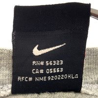 NIKE ナイキ 90s MICHIGAN STATE 刺繍 スウェットトレーナー グレー sizeL※首・袖口薄汚れあり 瑞穂店