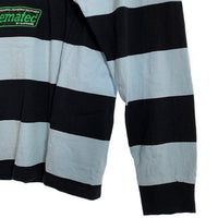 SUPREME シュプリーム 22SS Stripe Rugby ストライプラグビー ラガーシャツ ブルー ブラック Size XL 福生店
