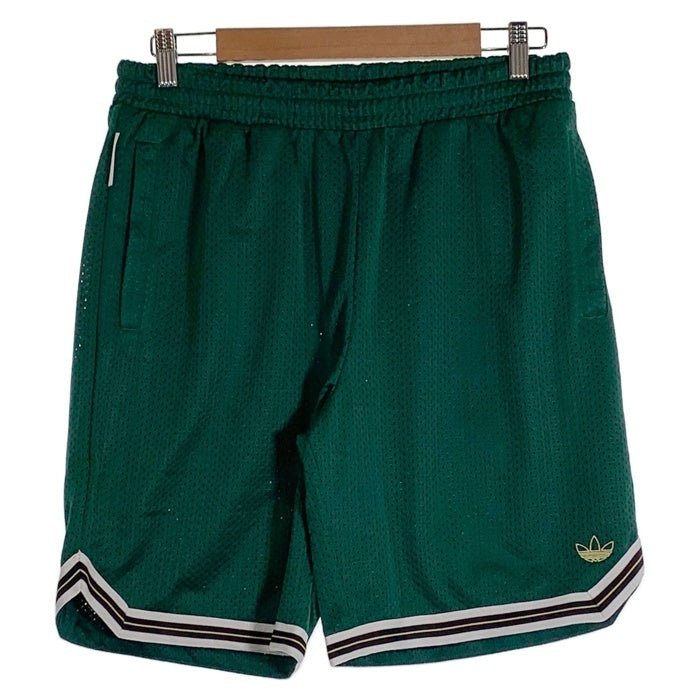 adidas アディダス TYSHAWN BASKETBALL SHORTS タイショーン バスケットボールショーツ メッシュショートパンツ グリーン  GR8790 Size JP M 福生店