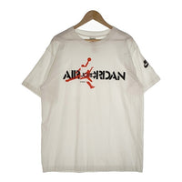 90's NIKE ナイキ AIR JORDAN エアジョーダン プリント Tシャツ ホワイト USA製 デッドストック Size L 福生店