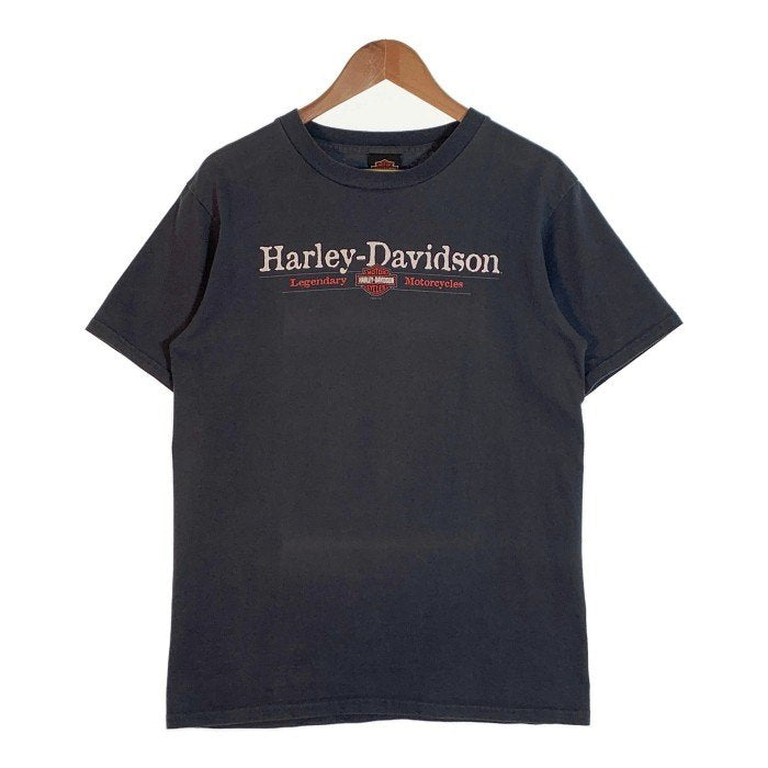 00's HARLEY DAVIDSON ハーレーダビッドソン プリントTシャツ ブラック