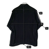 Needles ニードルス OT202 S/S Cowboy One-Up Shirt TA/CU/PE Georgette パピヨン刺繍 カウボーイ オープンカラーシャツ ブラック sizeS 瑞穂店