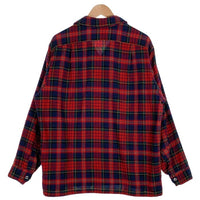 70's PENDLETON ペンドルトン ウール チェックシャツ 長袖シャツ レッド USA製 Size XL 福生店