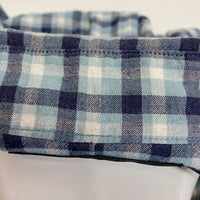 Ralph Lauren ラルフローレン BLAKE インド綿 半袖チェックシャツ ブルー sizeL 瑞穂店