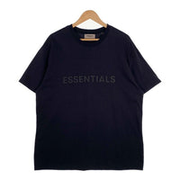 ESSENTIALS エッセンシャルズ ラバープリント Tシャツ 半袖 ネイビー Size M 福生店
