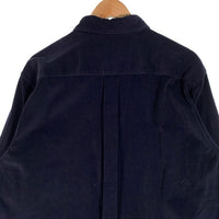 Brooks Brothers ブルックスブラザーズ コーデュロイ ボタンダウンシャツ ネイビー Size L 福生店