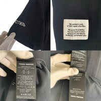 Heron Preston ペロンプレストン Logo Patch Mockneck Tee モックネック 半袖 Tシャツ キリル文字刺繡 ブラック HMAA012S20913011 Size XS 福生店