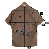 STAR OF HOLLYWOOD スターオブハリウッド コットン オープンカラーシャツ 半袖 カーキ SH38117 Size M 福生店