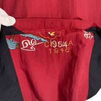 doublet ダブレット BREAK UP EMBROIDERY TRACK JACKET ナイロン トラックジャケット レッド ブラック ホワイト Size - 福生店